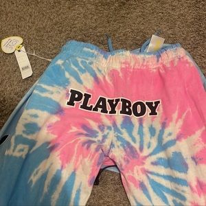 Playboy Bunny two-piece crop top set.